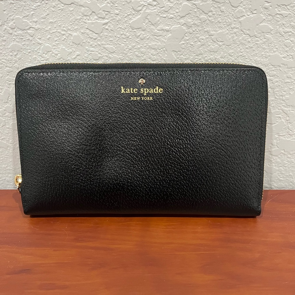 Kate Spade Black Leather Wallet